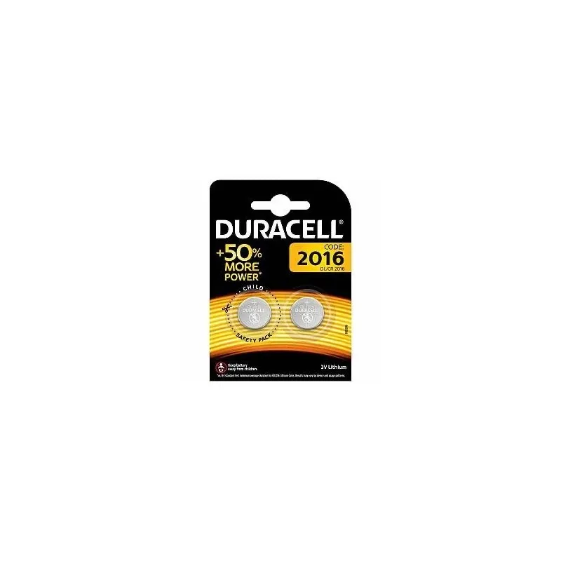Duracell 2016 Blister 2PZ