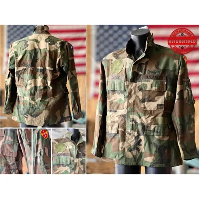 Giacca U.s. Army Aircrew Medium Short Patchata USATO - vario