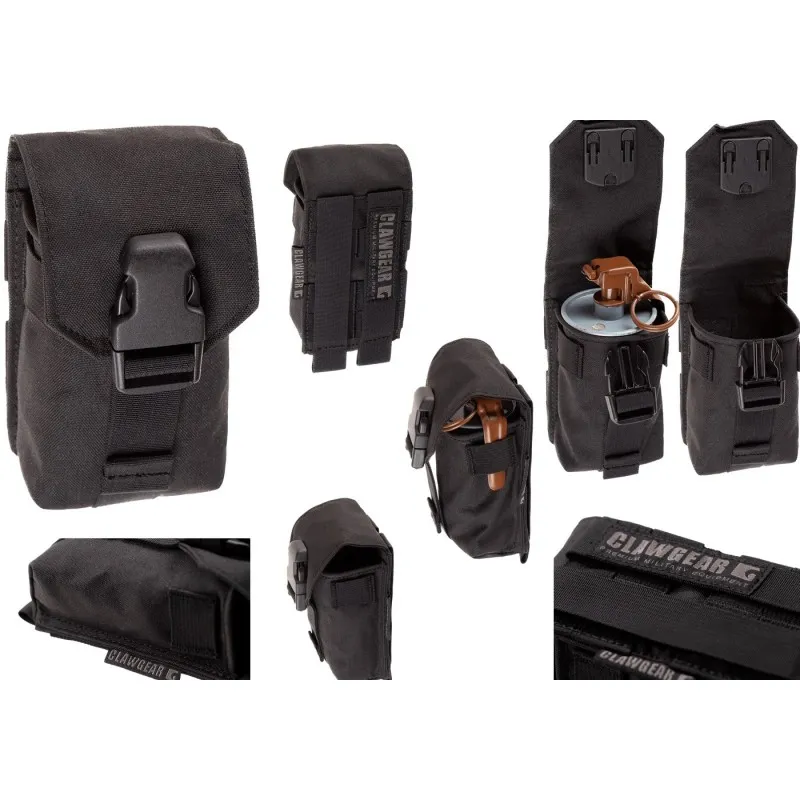 Claw Gear Smoke Grenade Pouch Core · Negro