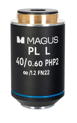 Objetivo 40HP 40Х/0,60 Plan L Fase PHP2 ∞/1,2 WD 3,5 mm - MAGUS