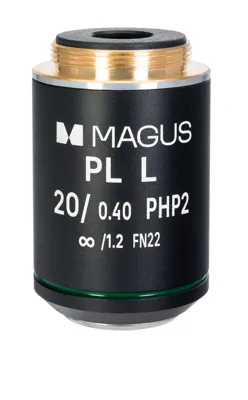 Objetivo 20HP 20Х/0,40 Plan L Fase PHP2 ∞/1,2 WD 8,0 mm - MAGUS