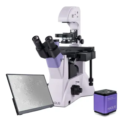 Microscopio Biológico Invertido Digital Bio VD350 LCD - MAGUS
