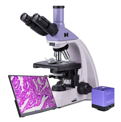 Microscopio Biológico Digital Bio D250TL LCD - MAGUS