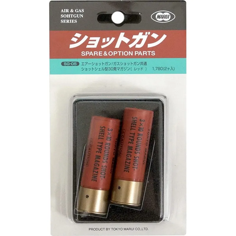 Tokyo Marui Shotgun Shells 2PCS 30 rds · Rojo