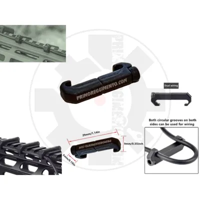 Wire Guide Weaver/ Picatinny 1PCS - Essential By PRIMOREGGIMENTO.COM