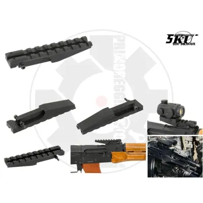 AK Rear Sight Rail for Red Dot Optics - 5KU Airsoft