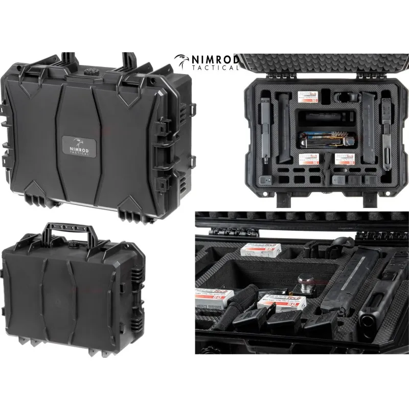 Nimrod Pistol and Equipment Case · Negro