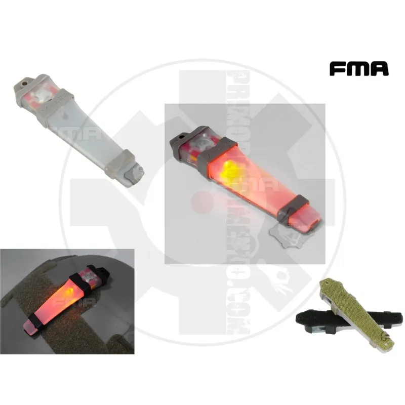 FMA Airsoft VLite Distress Marker · Rojo