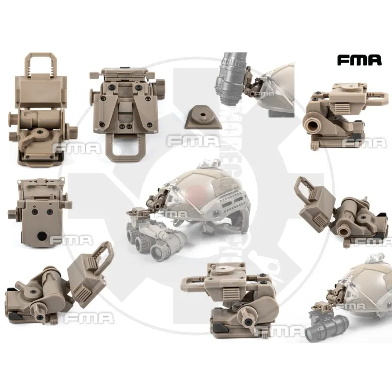FMA Airsoft WLC L4 G24 Plastic Mount · Tan / FDE