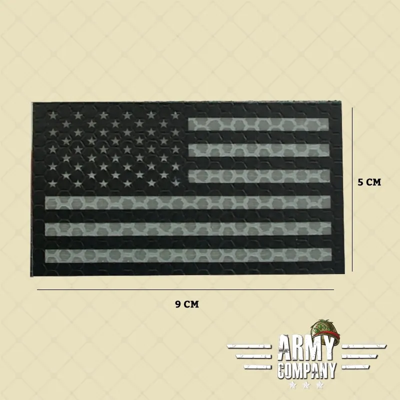 Patch Vlag Van VS IR · Negro