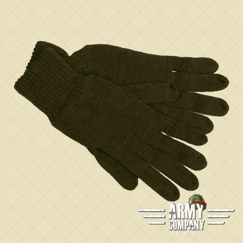 Army Geknoopte Handschoenen – Groen