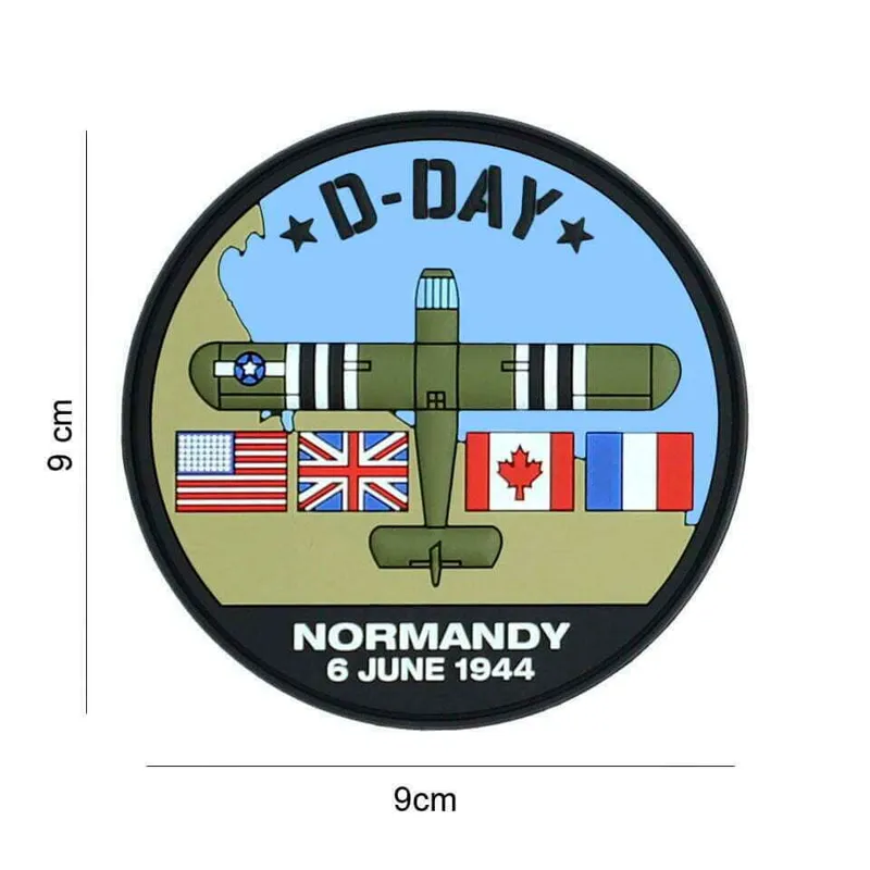 Embleem 3D PVC D-Day Waco #7084