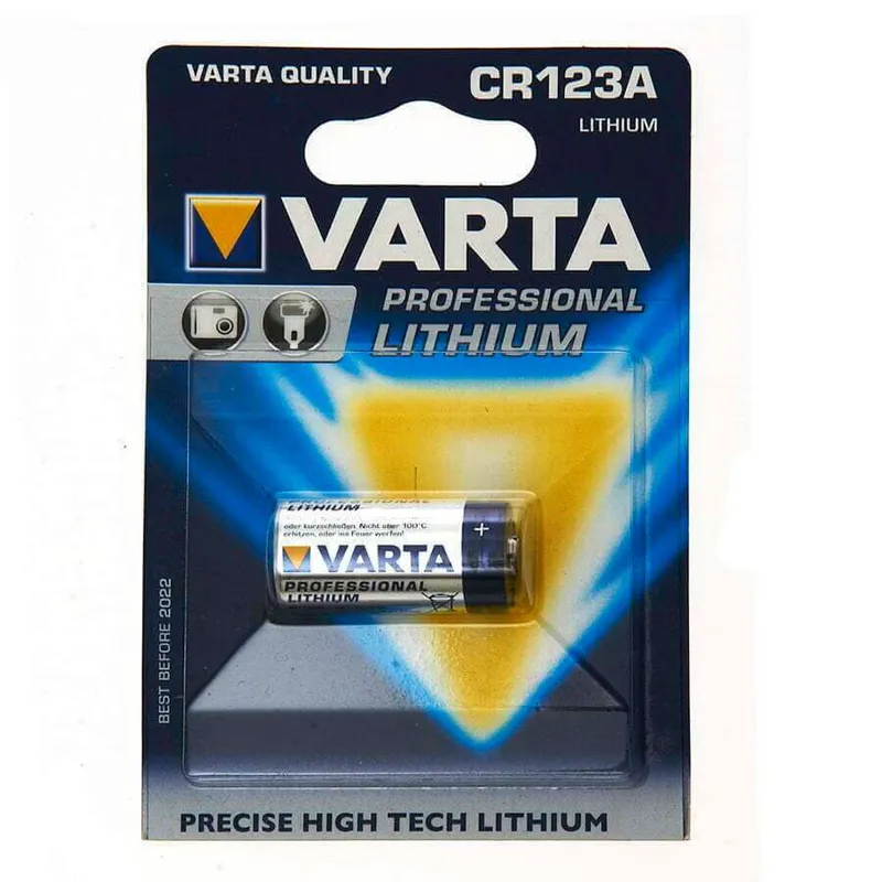 Fotobatterij Lithium CR123A – 3V