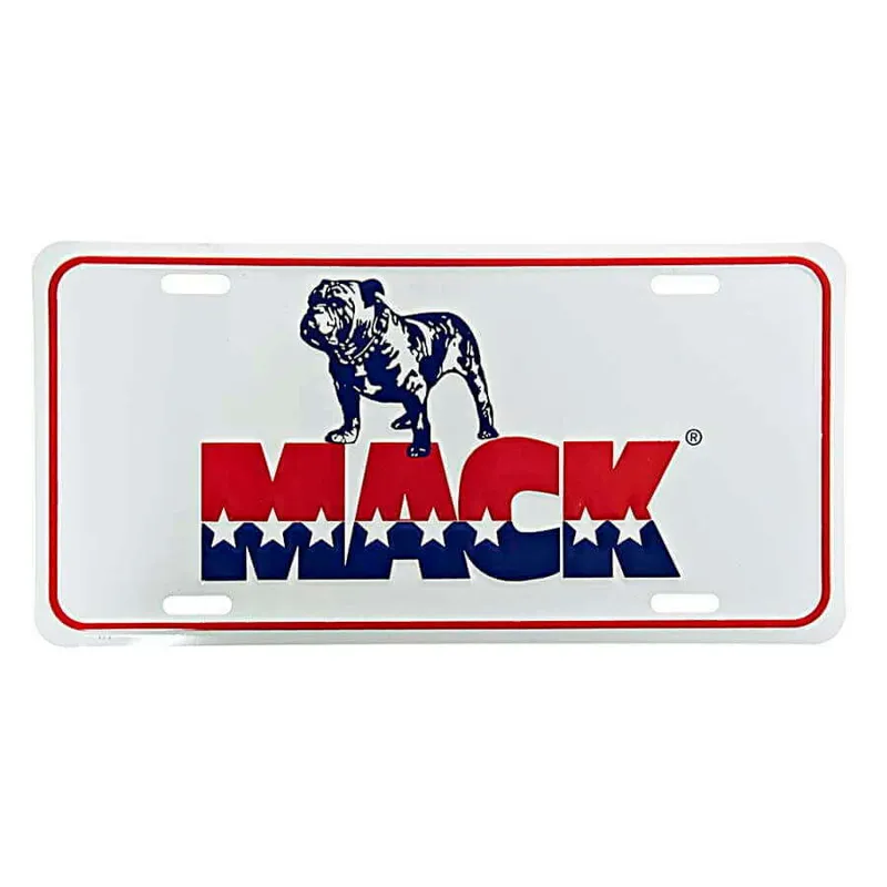 Nummerplaat Mack