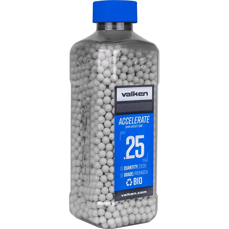 Valken Accelerate 0.25g BIO-2500CT · Blanco