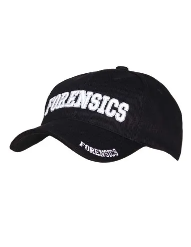 Baseball Cap Forensic Zwart