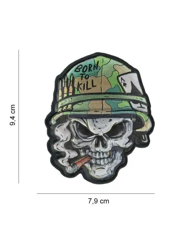 Patch 3D UV Skull Vietnam Ace