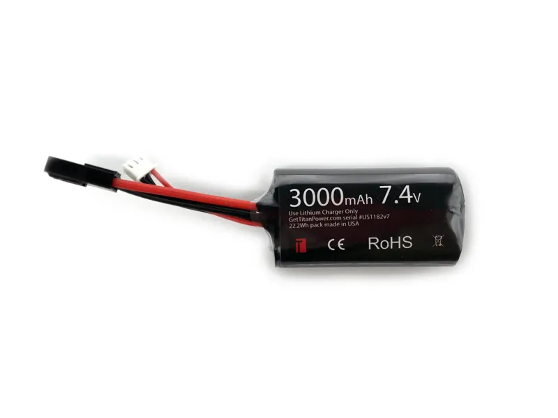 Titan 3000mAh 7.4V Brick Tamiya