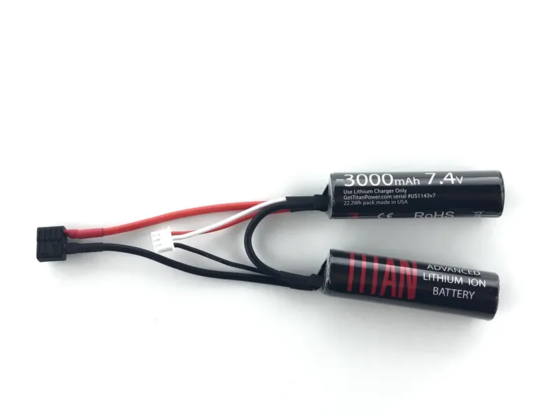 Titan 3000mAh 7.4V Nunchuck T-Plug