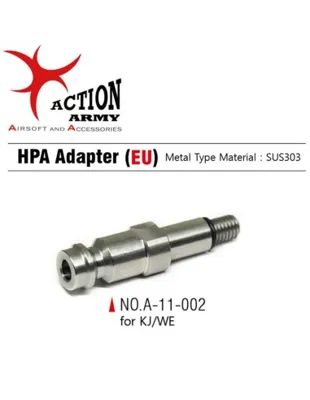 Stainless Steel HPA Adaptor for KJ/WE - EU - AAC