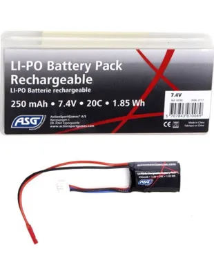 7.4V 250mAh 20C LIPO Battery for HPA - ASG