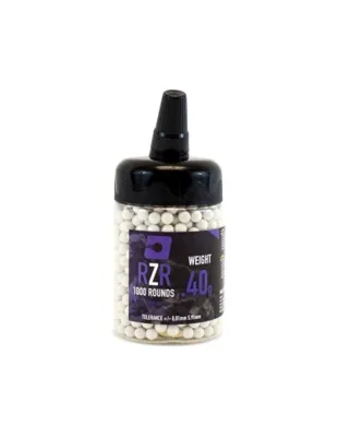 RZR 0.40g Sniper BBs (1000ROUND Bottle) - Nuprol