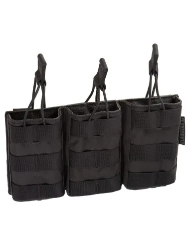 Clawgear Open Triple MAG Pouch Core · Negro