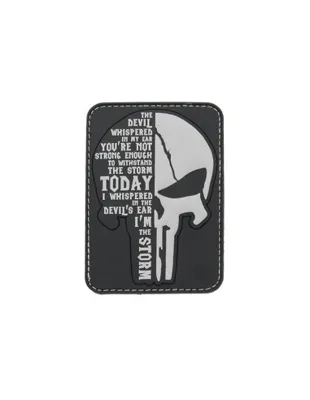 I am the Storm PUNISHER Patch - Black - JTG