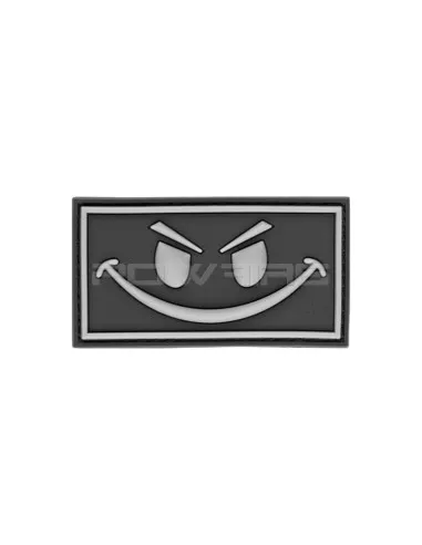 JTG Evil Smiley Velcro Patch · Gris