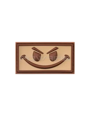 Evil Smiley velcro patch - Desert - JTG