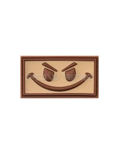 JTG Evil Smiley Velcro Patch · Tan / FDE