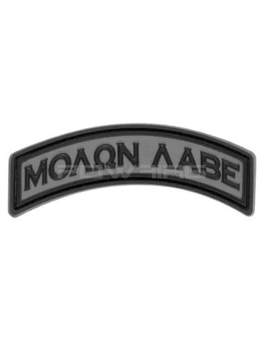 JTG Molon Labe Tab Velcro Patch · Gris