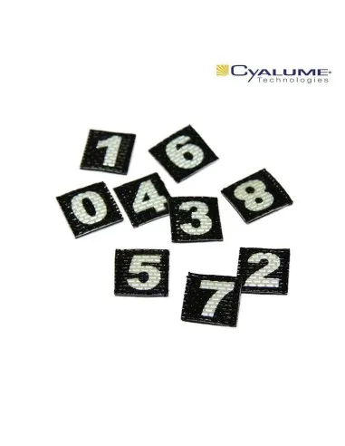 Cyalume Number 8 Velcro Patch - Photoluminescent