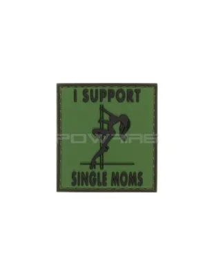 I Support Single Mums velcro patch - Forest - JTG