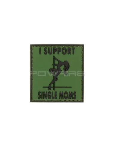 JTG I Support Single Mums Velcro Patch - Forest