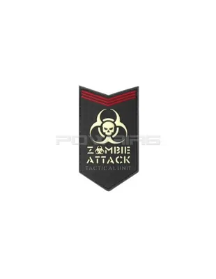 Zombie Attack Velcro Patch - Glowback - JTG