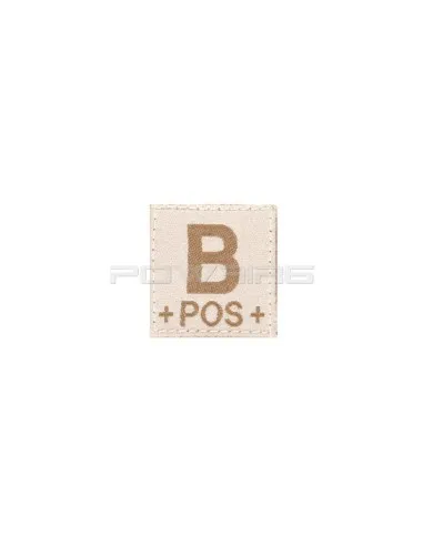 Clawgear Bloodgroup Velcro Patch - B · Tan / FDE