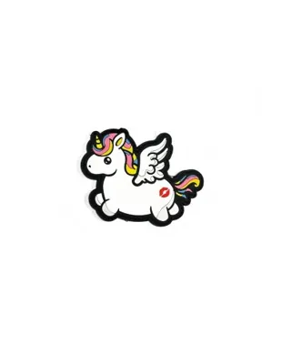Flying Unicorn KISSMYASS Velcro Patch - Rainbow - JTG