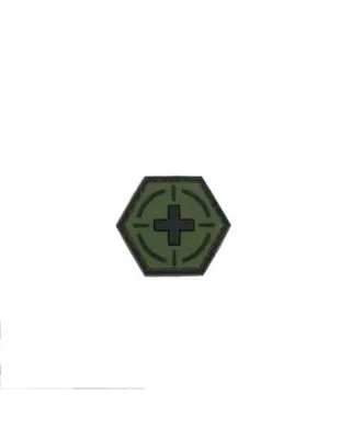 Tactical Medic Cross Velcro Patch - Forest - JTG