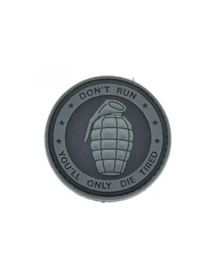 Patch Velcro - Don't Run - You'll Only Die Tired - La Patcheria