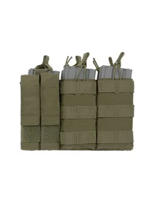 Tactical Triple 5.56 MAG/Pistol Pouch Panel - 8Fields