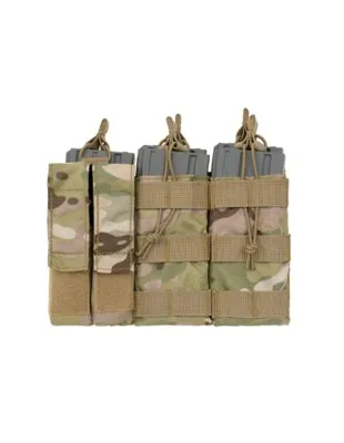 Tactical Triple 5.56 MAG/Pistol Pouch Panel - 8Fields