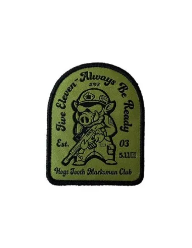 5.11 Tactical Hog Hunder Velcro Patch - Military · Verde / OD