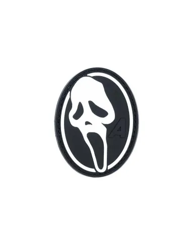 5.11 Tactical Arktis Velcro Patch GhostFace - Phosphorescent · Black white