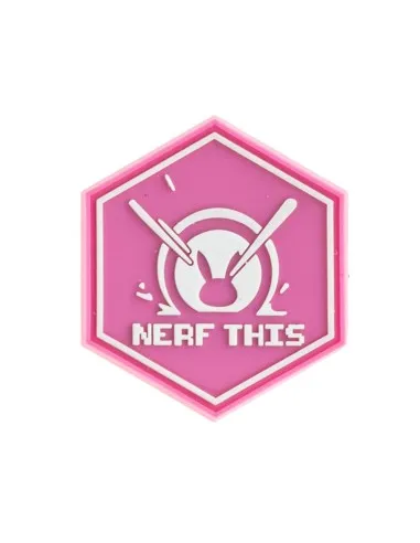 Sentinel Gears Patch NERF THIS Velcro · Rosa