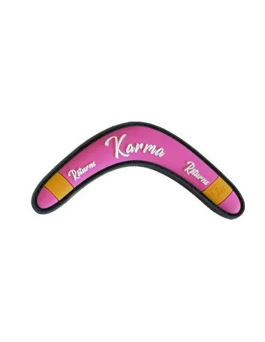 JTG Karma Returns Boomerang Velcro Patch · Rosa
