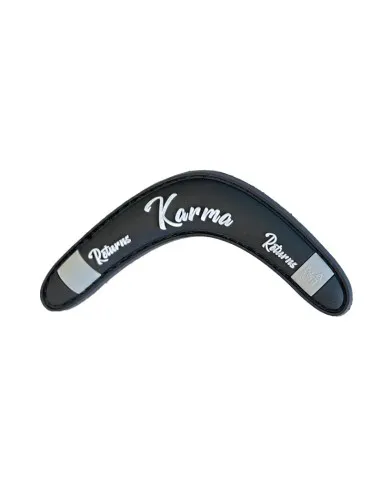 JTG Karma Returns Boomerang Velcro Patch · Negro