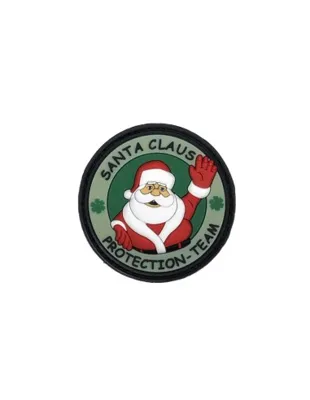 Green - Santa Claus Protection Team Patch velcro - JTG