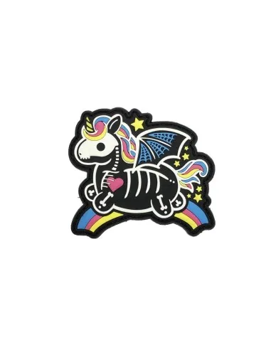 JTG Skeleton Unicorn Patch Velcro