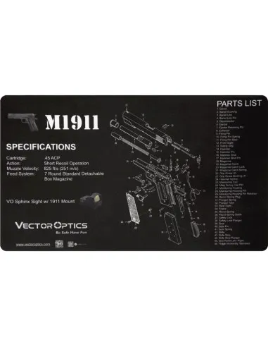 Vector Optics BREAKTHROUGHM1911 50 x 31 cm · Negro